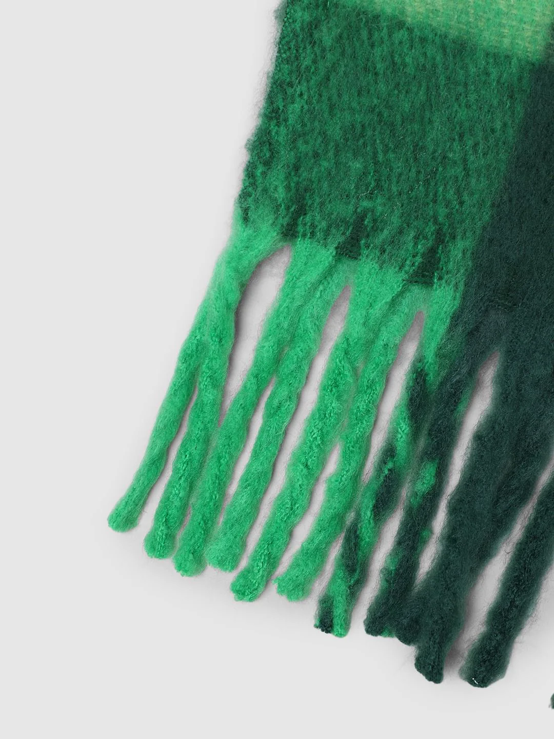 Green Brushed Scarf - Image 2