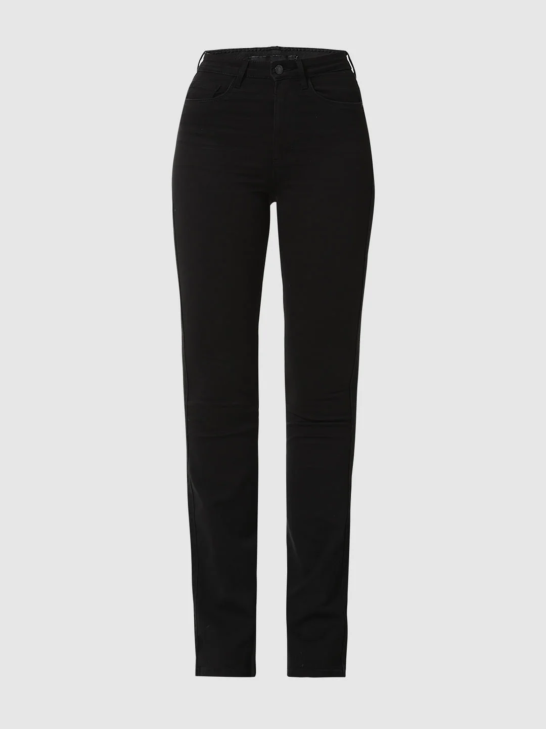 Black High Rise Flared Jeans - Image 6