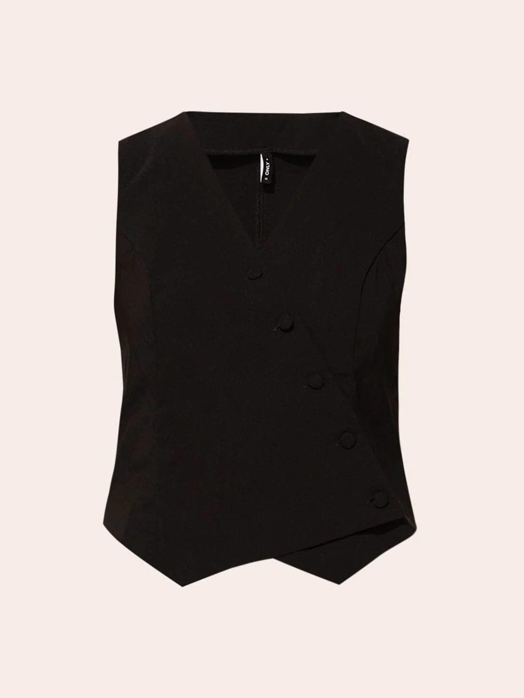 Black Tailored Co-Ord Set Waistcoat - Image 7