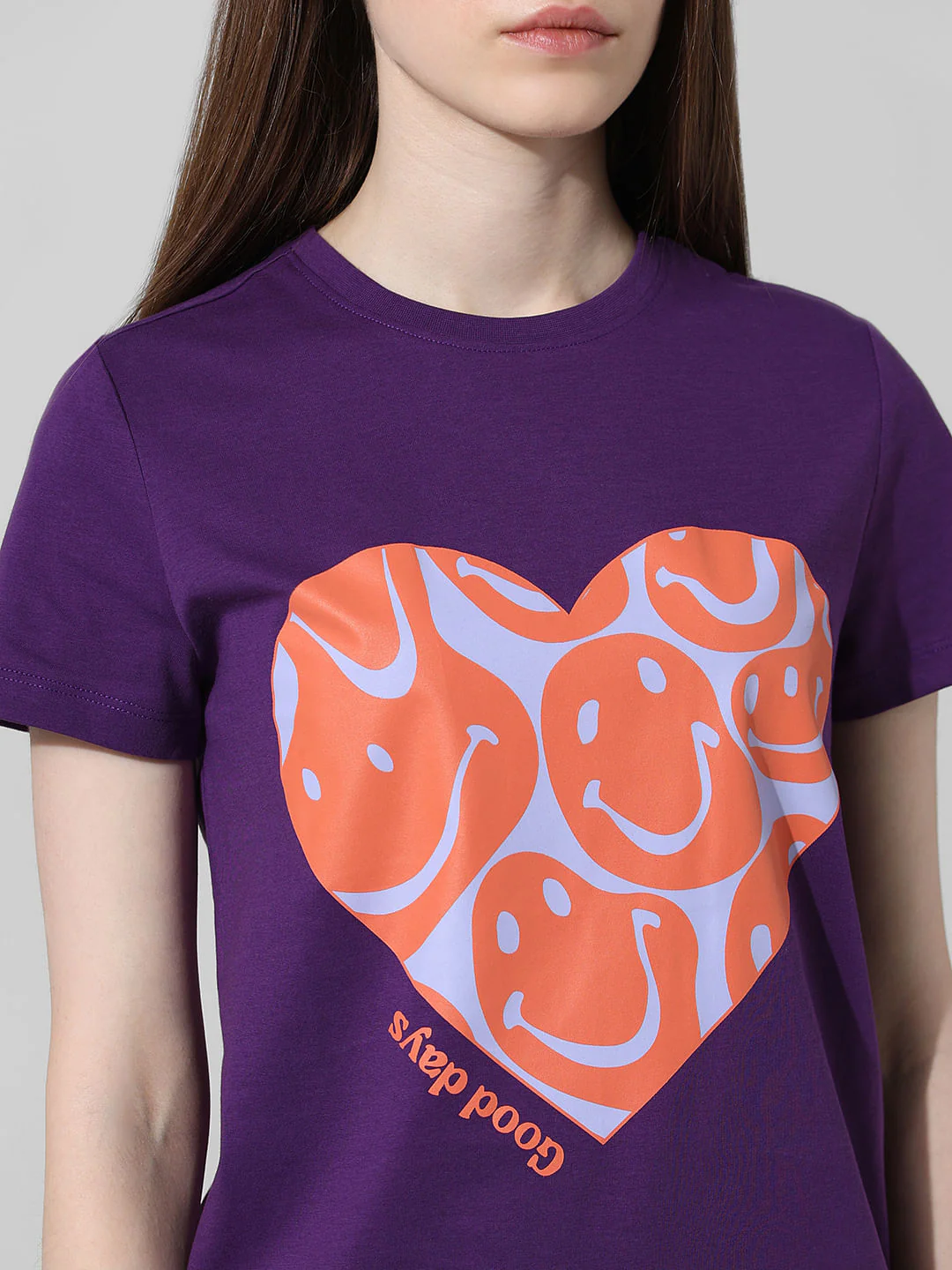 Purple Graphic Print T-Shirt - Image 4