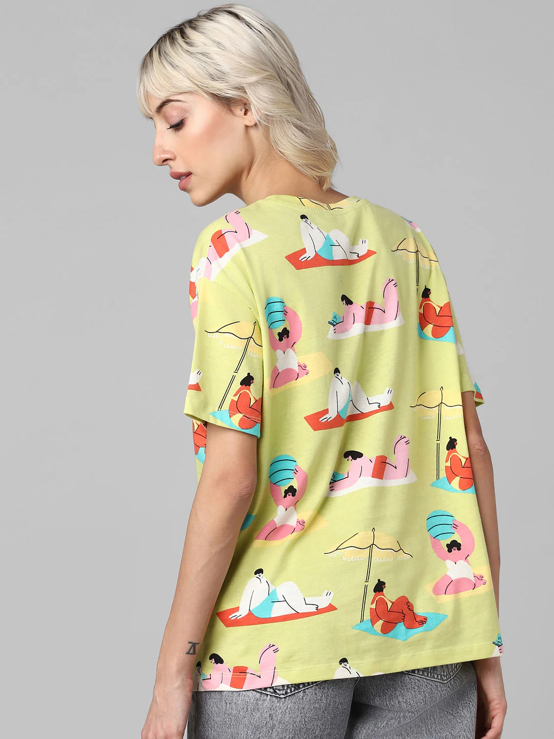 Green All Over Printed T-Shirt - Image 5