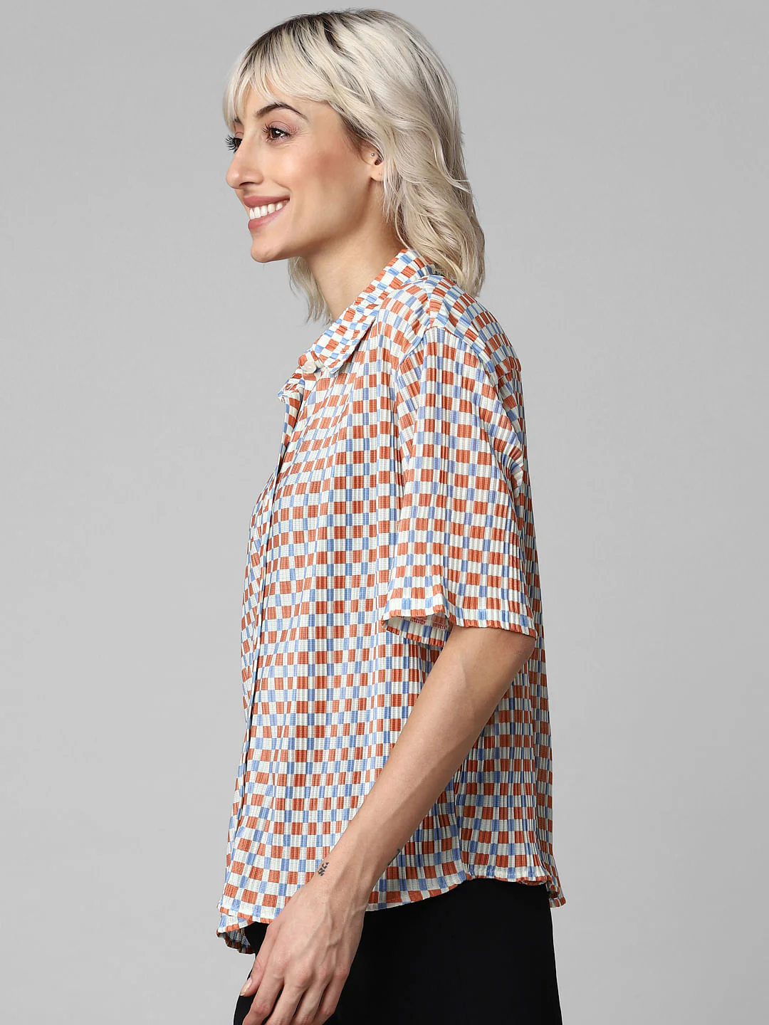 White Printed Shirt - Image 4