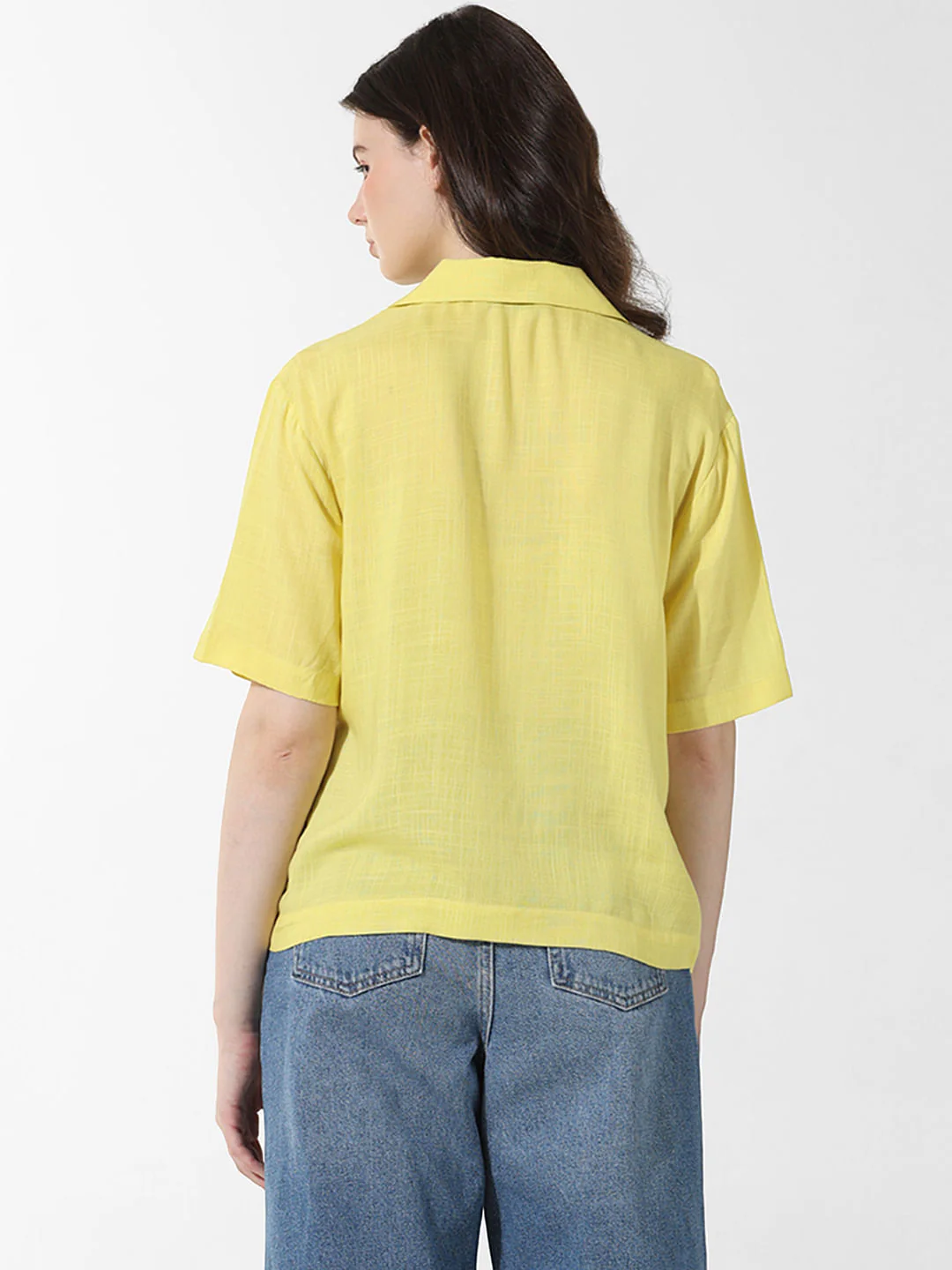 Yellow Regular Fit Shirt - Image 6