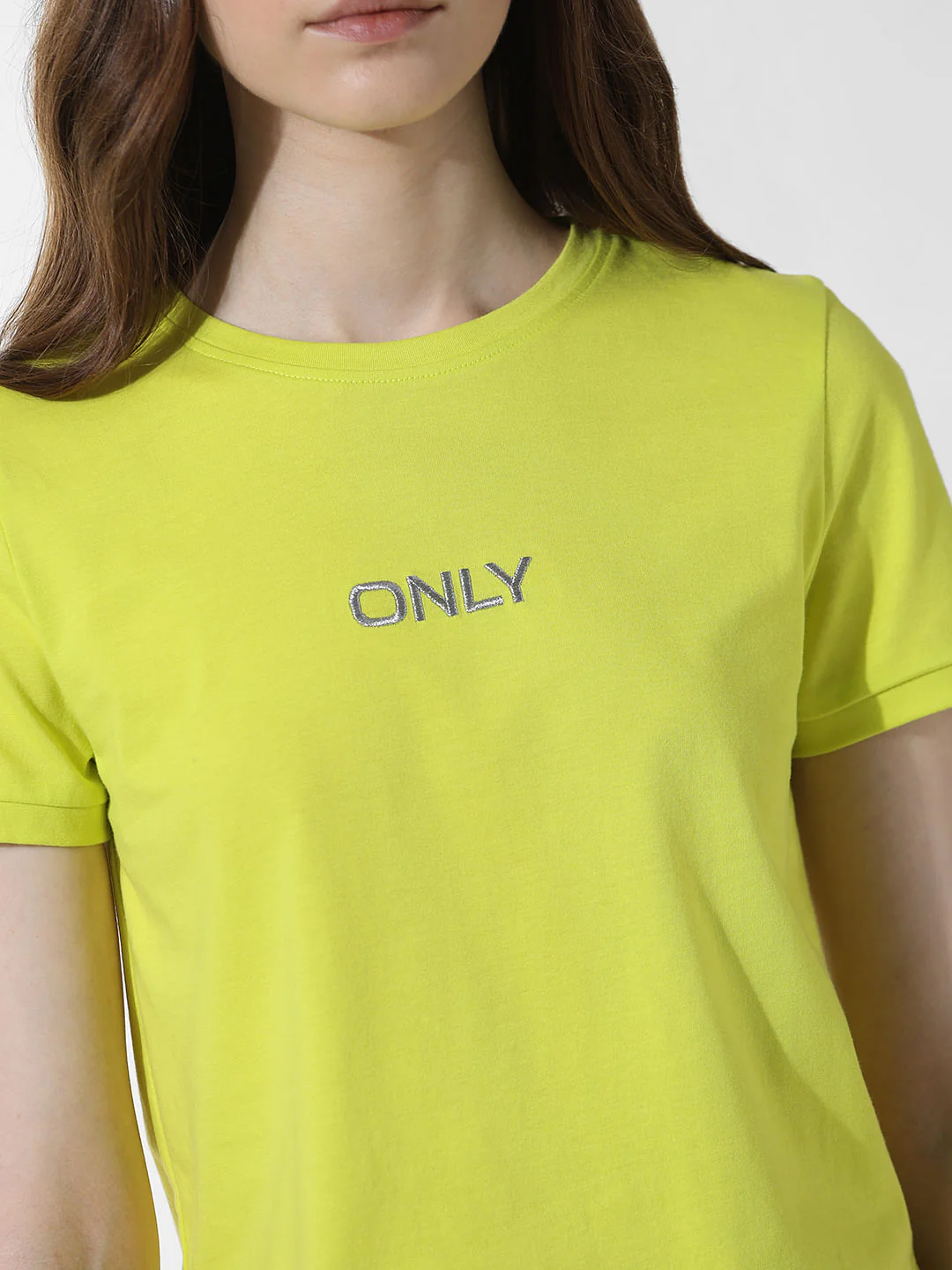 Neon Yellow Cropped T-Shirt - Image 4