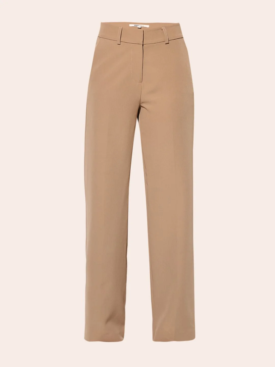 Beige Straight Fit Tailored Pants - Image 6