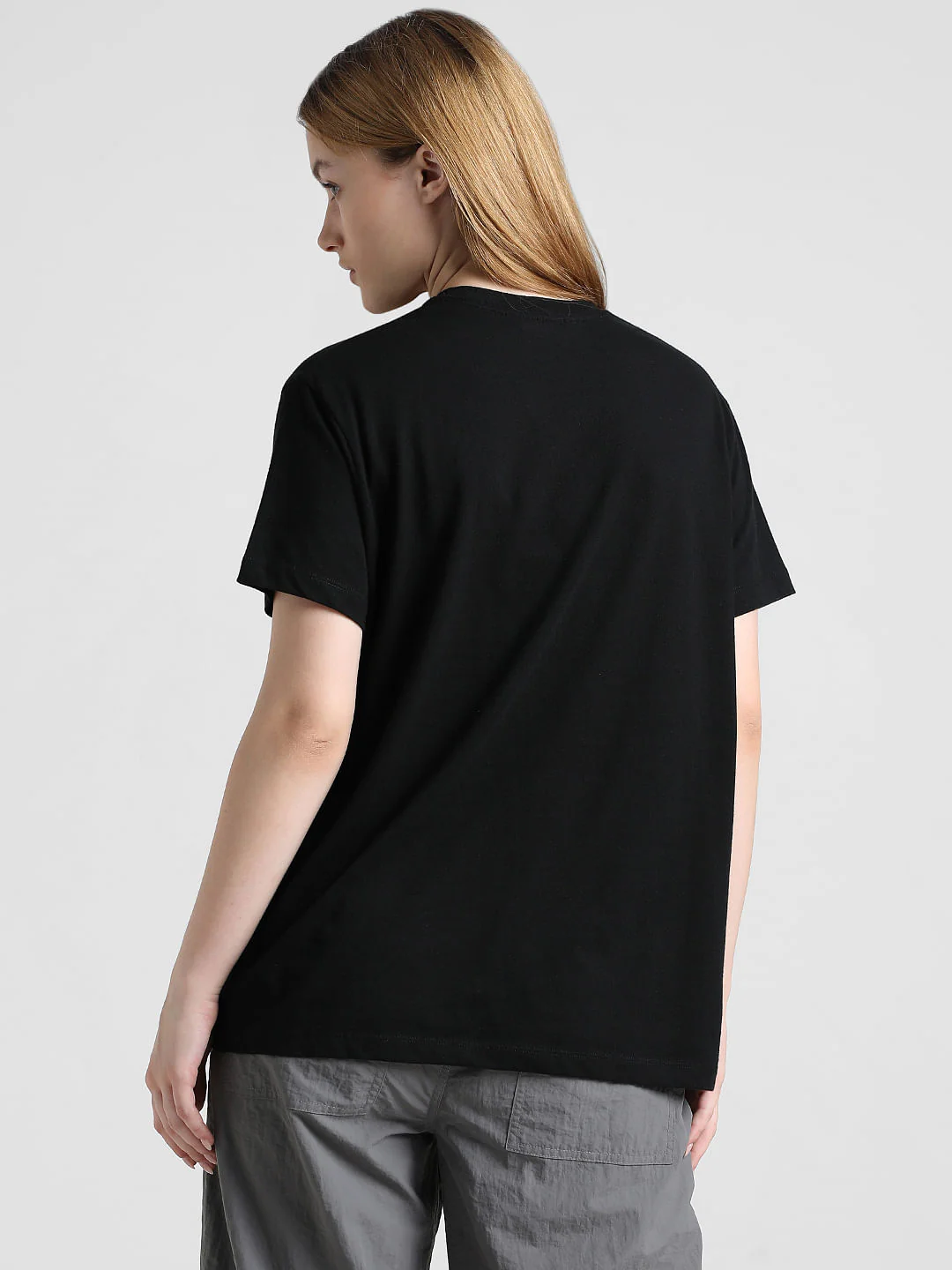 Black Graphic Print T-Shirt - Image 6
