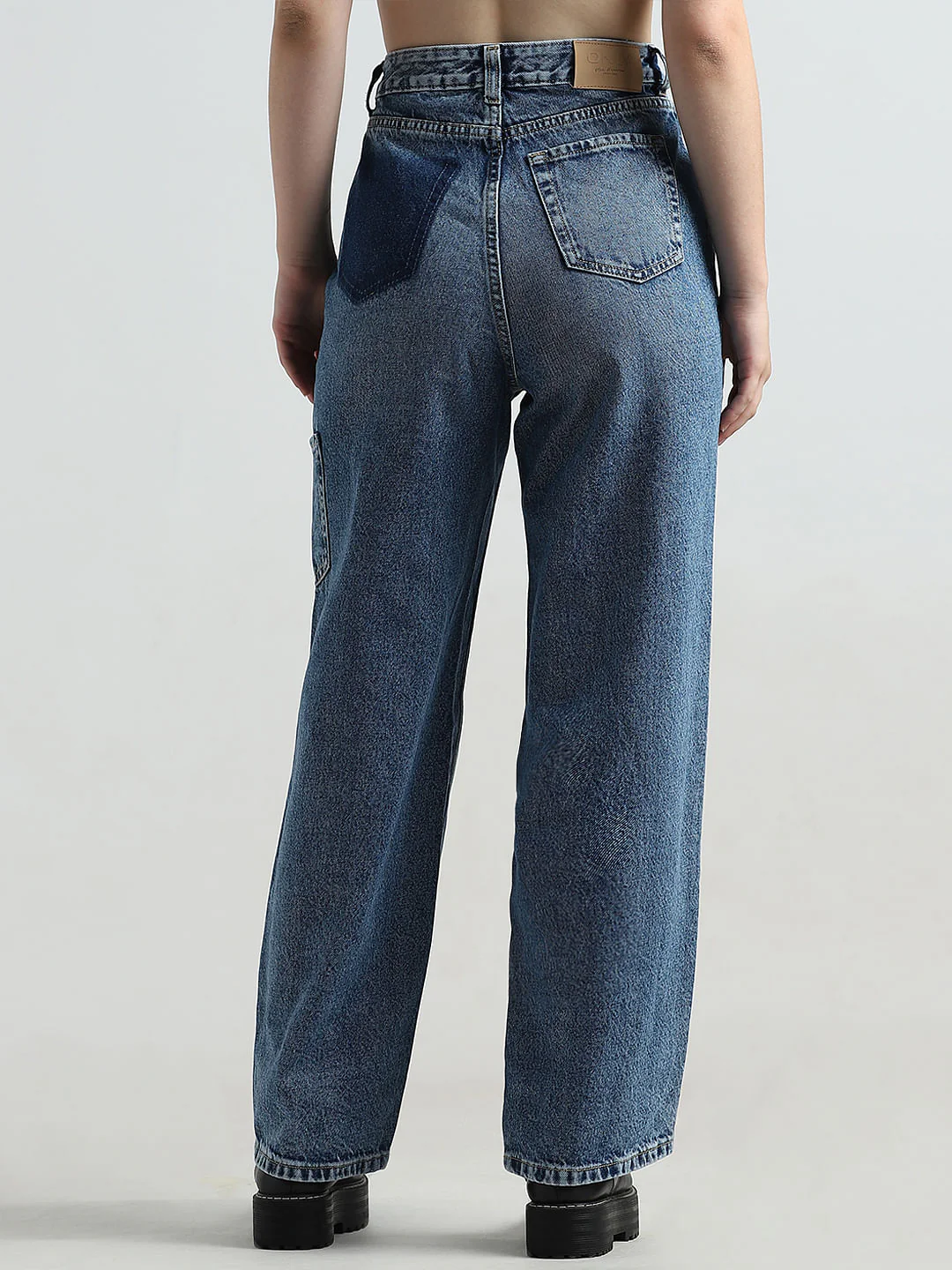 Blue High Rise Carpenter Jeans - Image 6