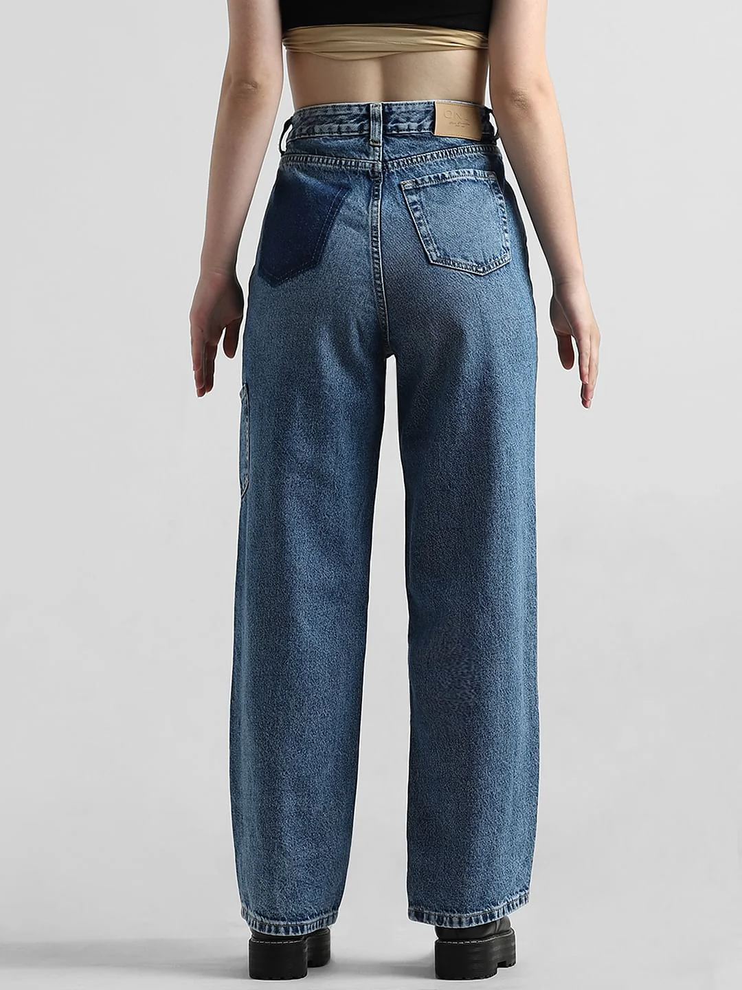 Blue High Rise Carpenter Jeans - Image 8