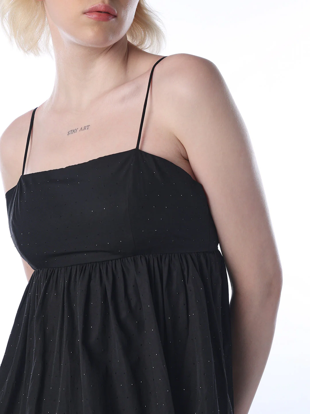Rhinestone Detail Strappy Top - Image 4