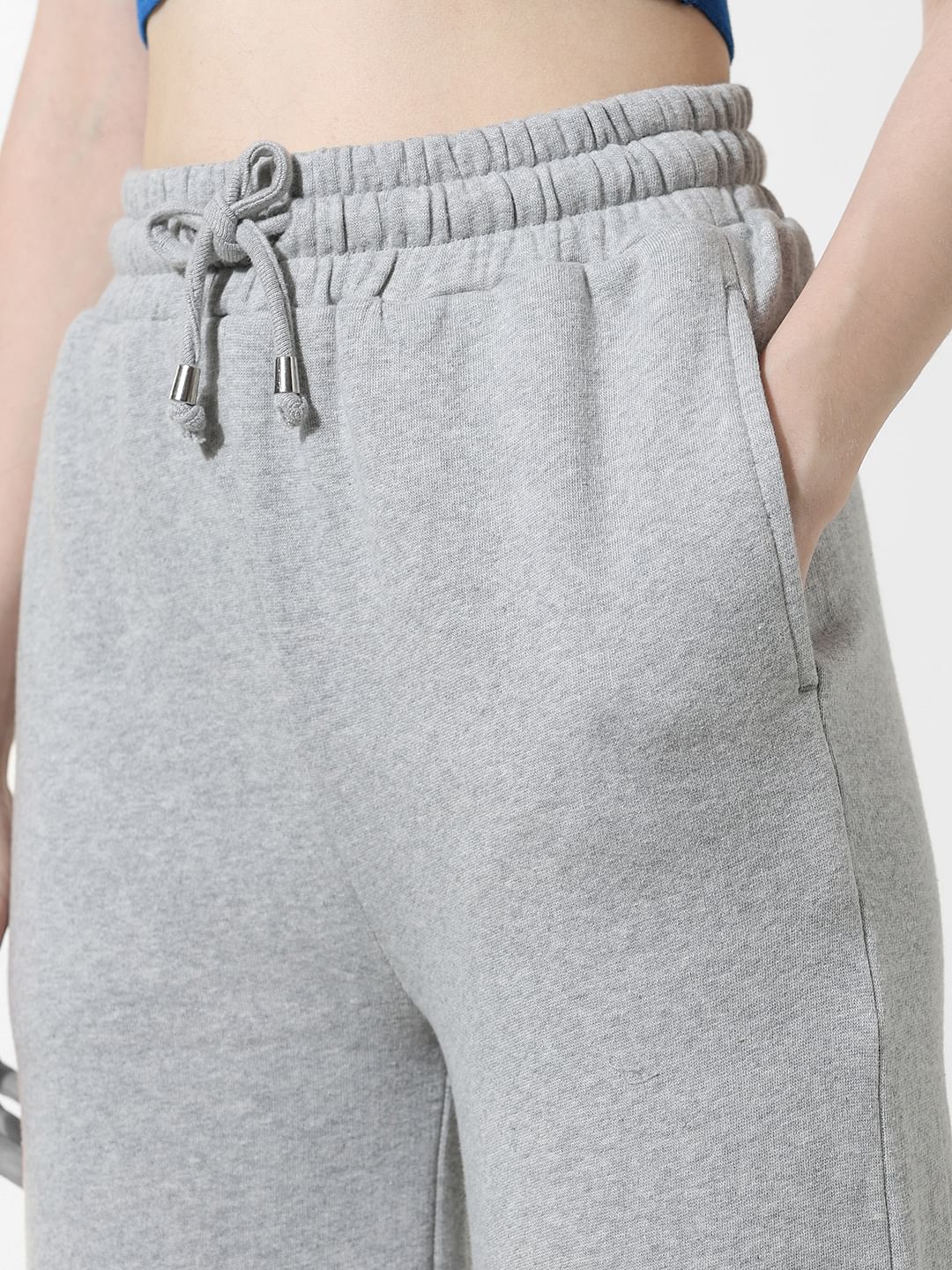 Grey Flared Co-Ord Sweatpants - Image 3