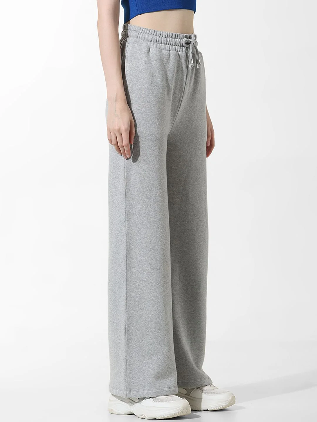 Grey Flared Co-Ord Sweatpants - Image 4
