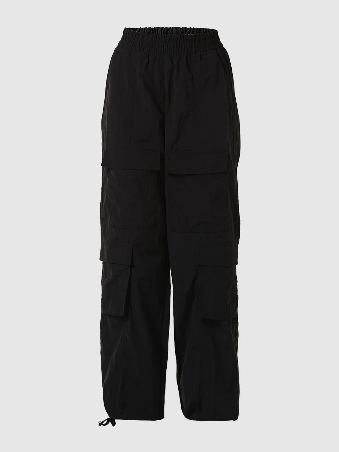 Black Parachute Cargo Pants - Image 6