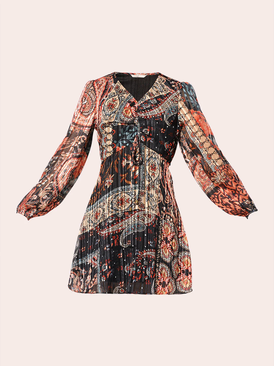 Multi-Colour Printed Dress - Image 7