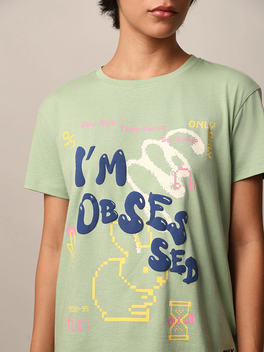 Green Graphic Print T-Shirt - Image 4