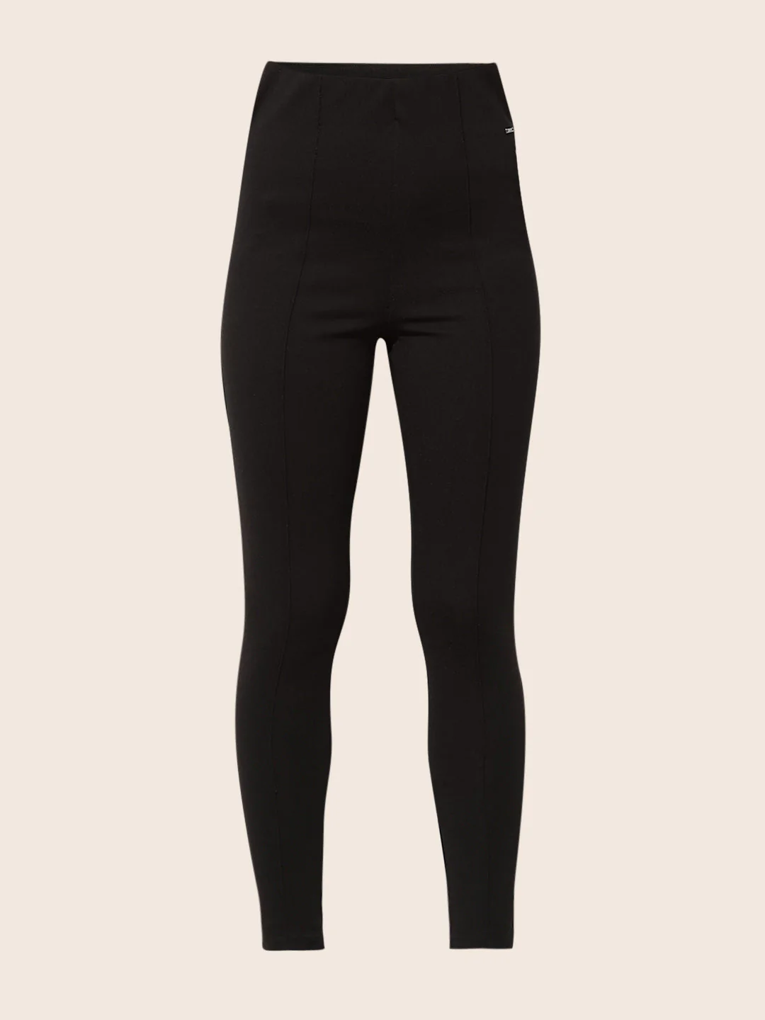 Black High Rise Skinny Leggings - Image 6