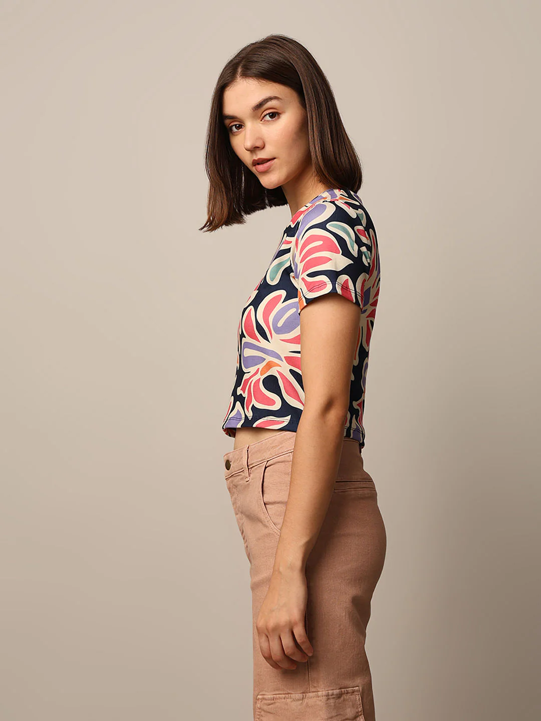 Multi-Colour Ribbed T-Shirt - Image 5