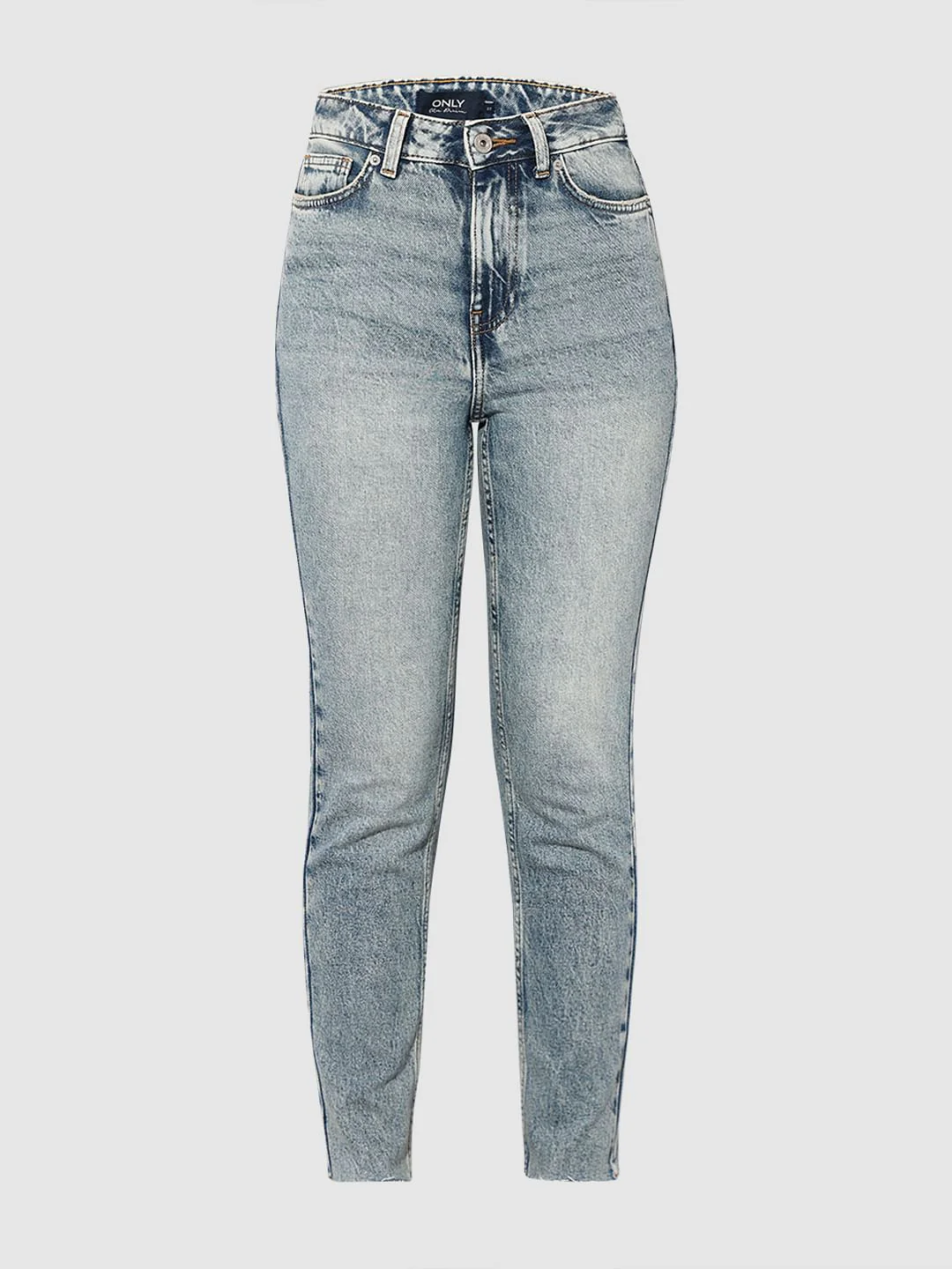Light Blue High Rise Emily Straight Jeans - Image 6