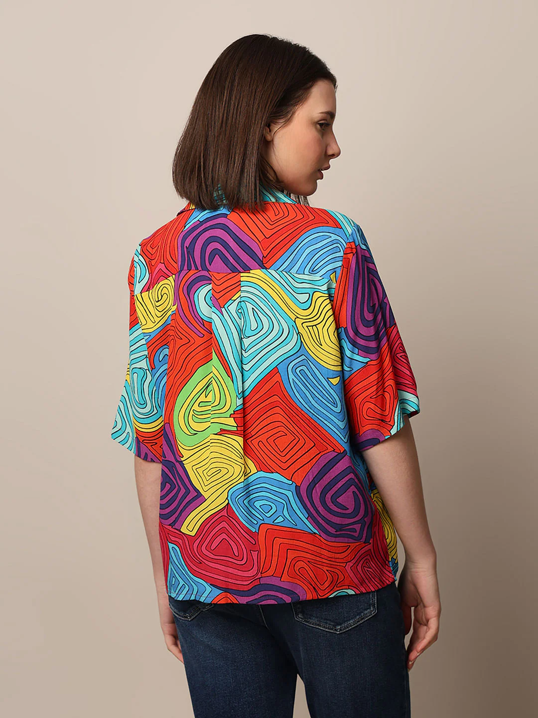 Multi-Colour Printed Resort Shirt - Image 6