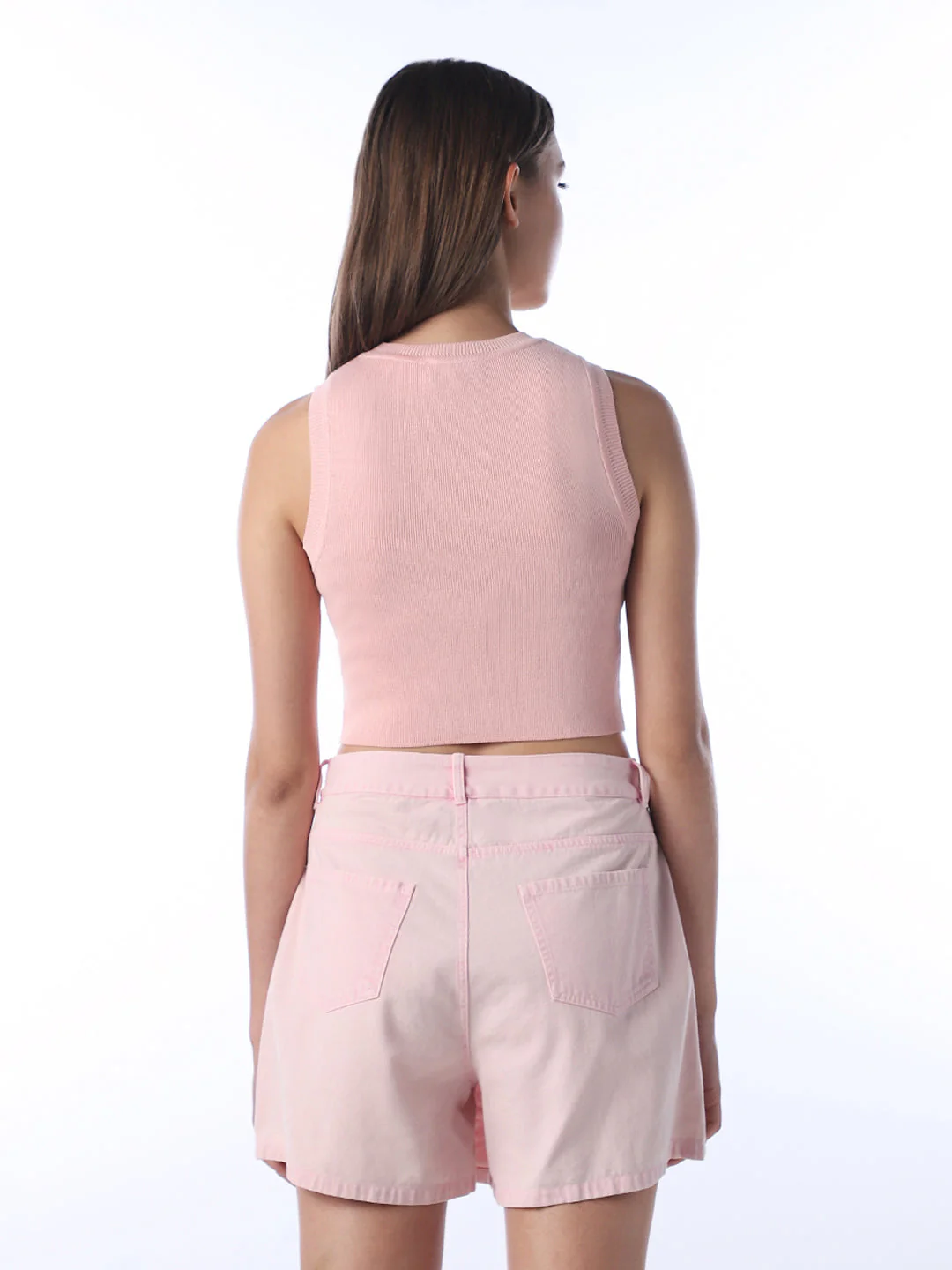 Fitted Knit Slim Fit Top - Image 6