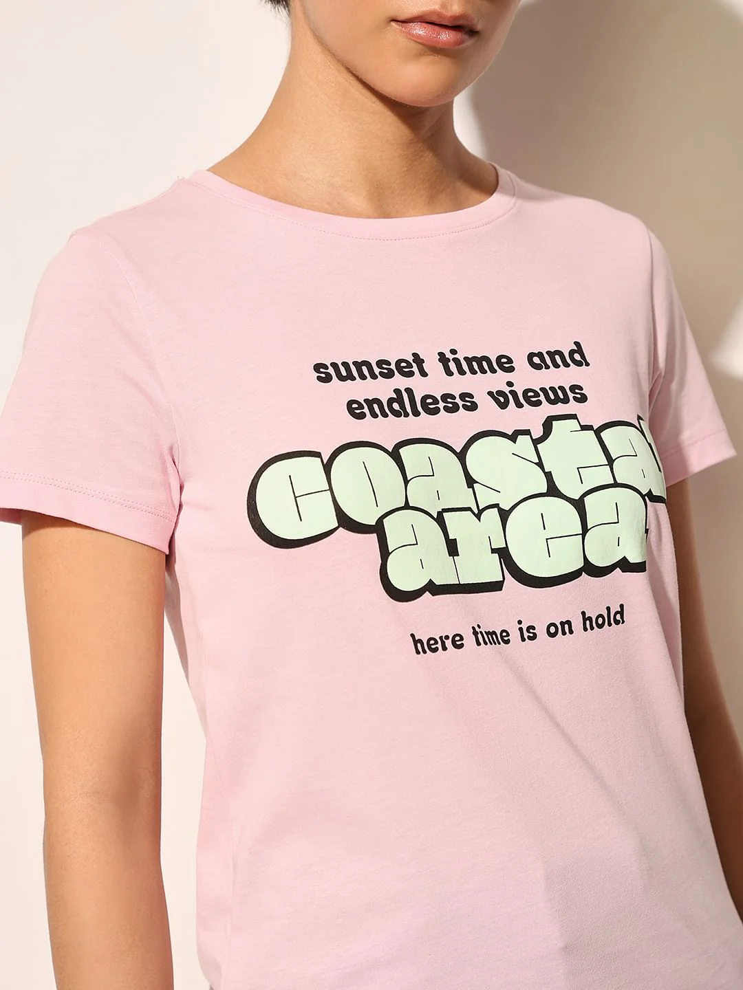 Pink Printed T-Shirt - Image 4