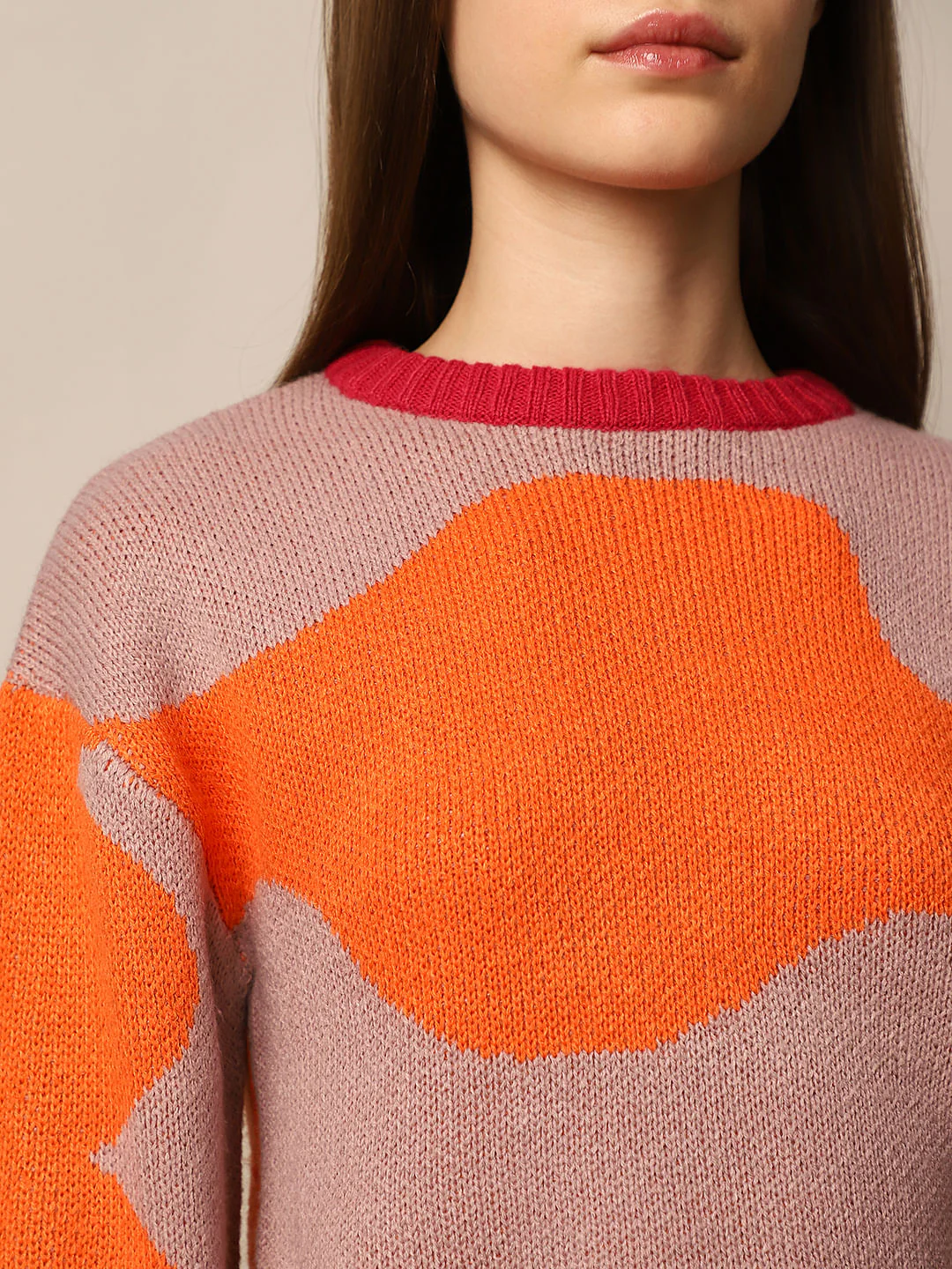 Printed Jacquard Pullover - Image 4