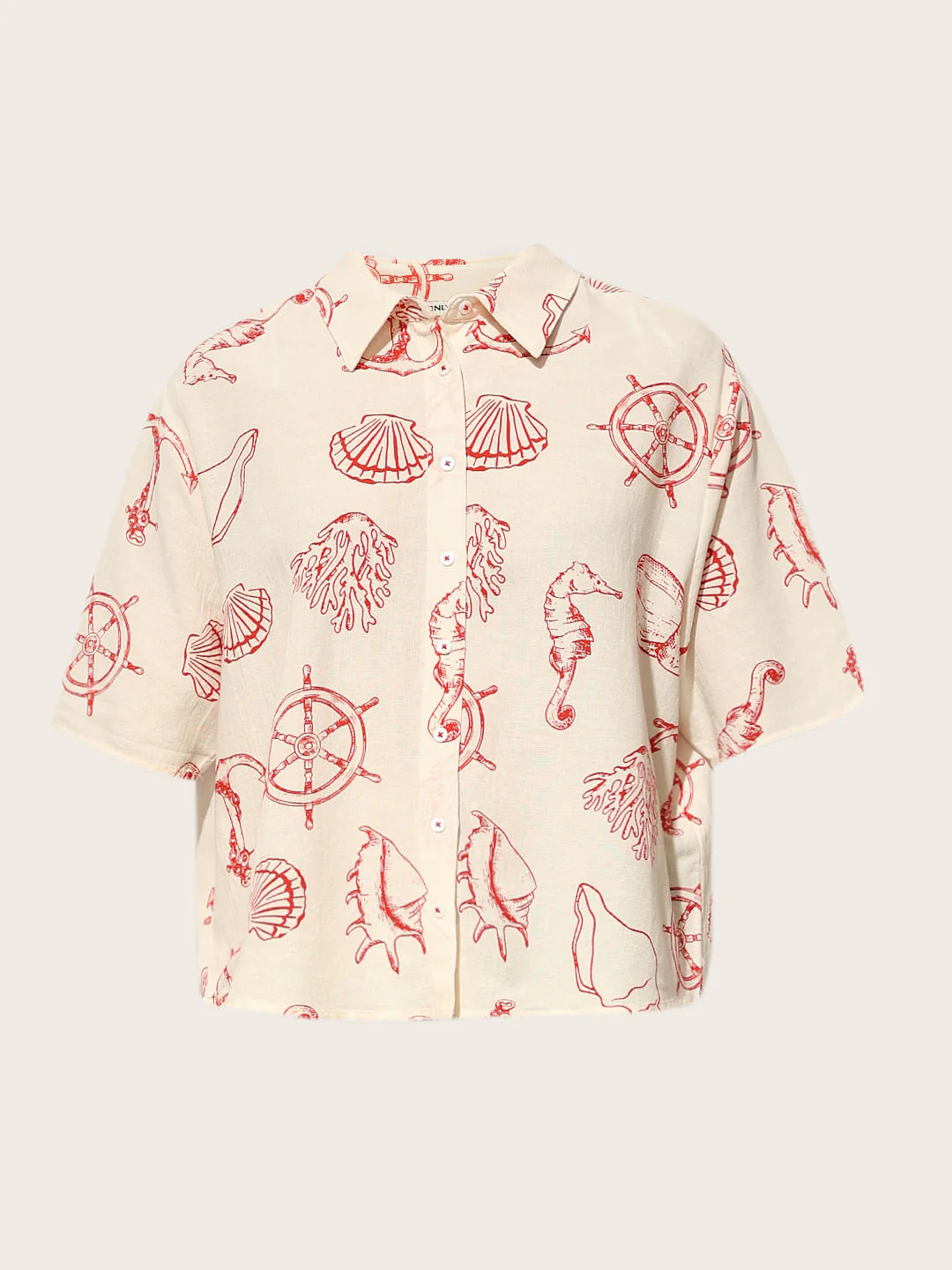 White Printed Shirt - Image 7