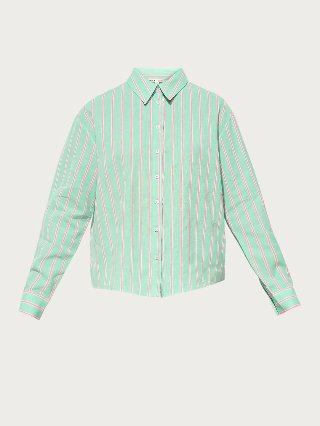 Green Striped Shirt - Image 7