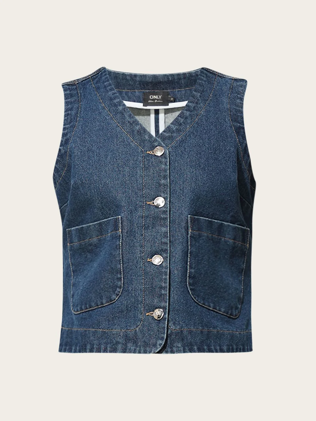 Blue Denim Vest - Image 7