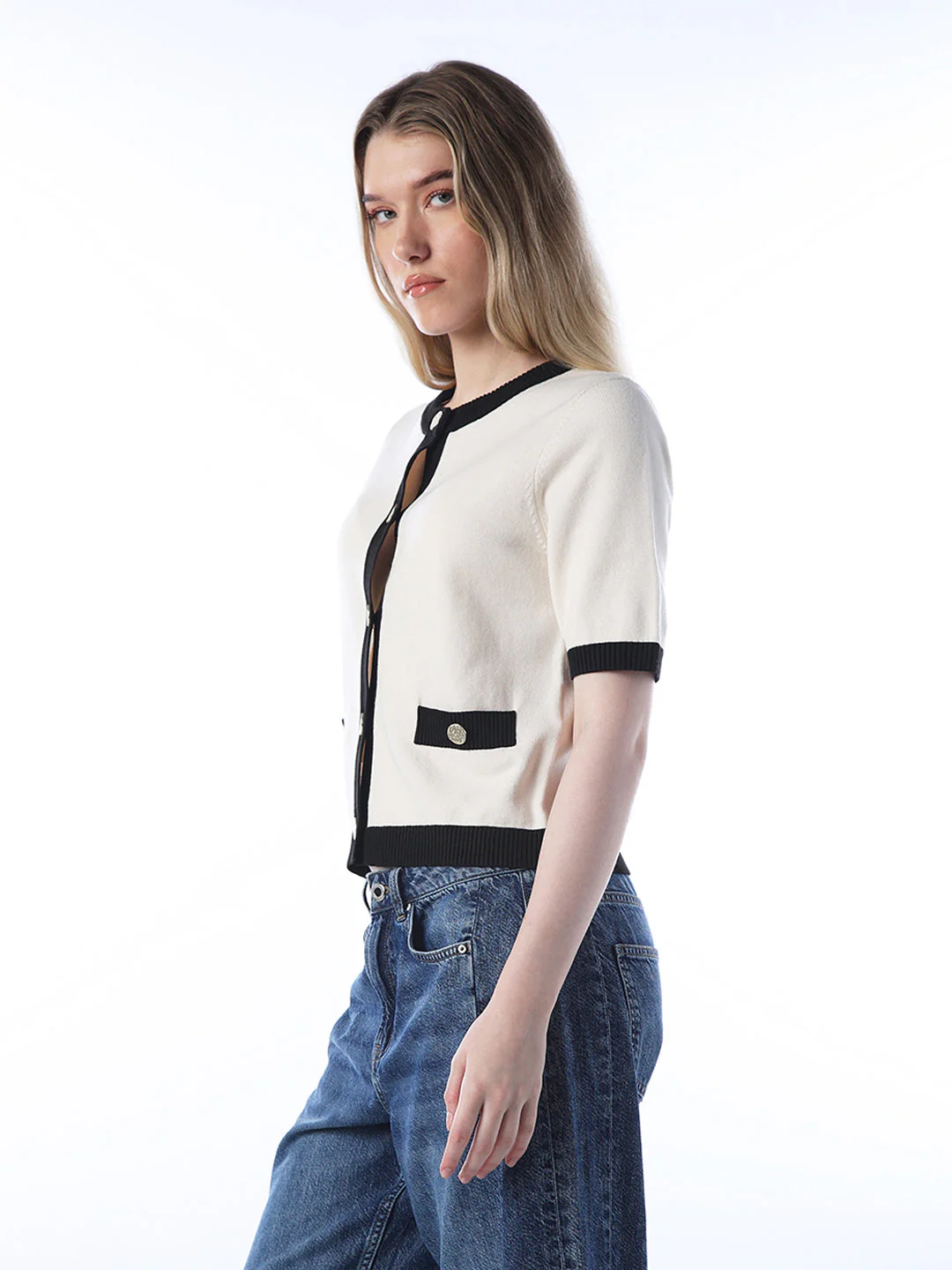 Short Fitted Cardigan - Image 5