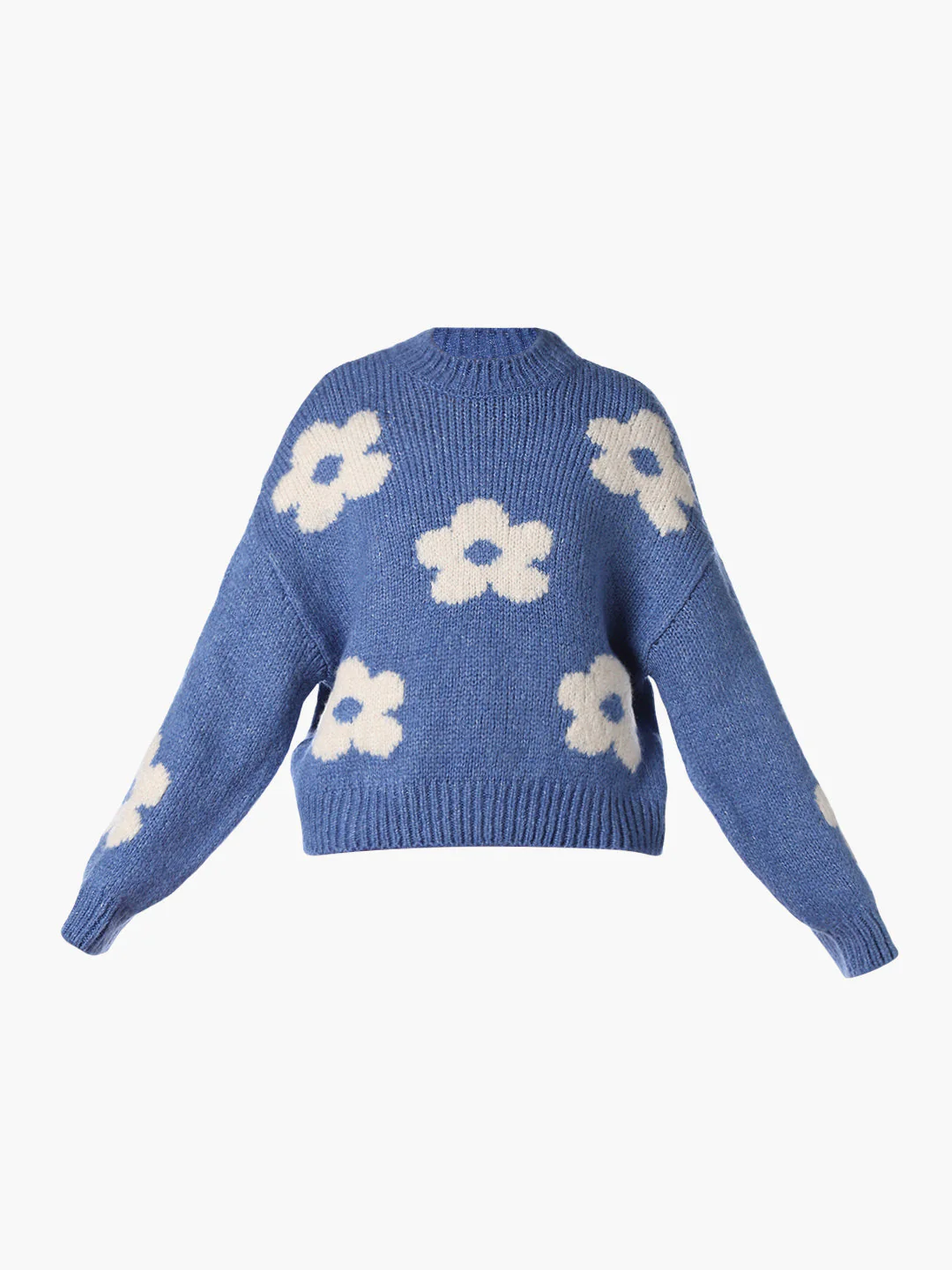 Blue Floral Pullover - Image 7