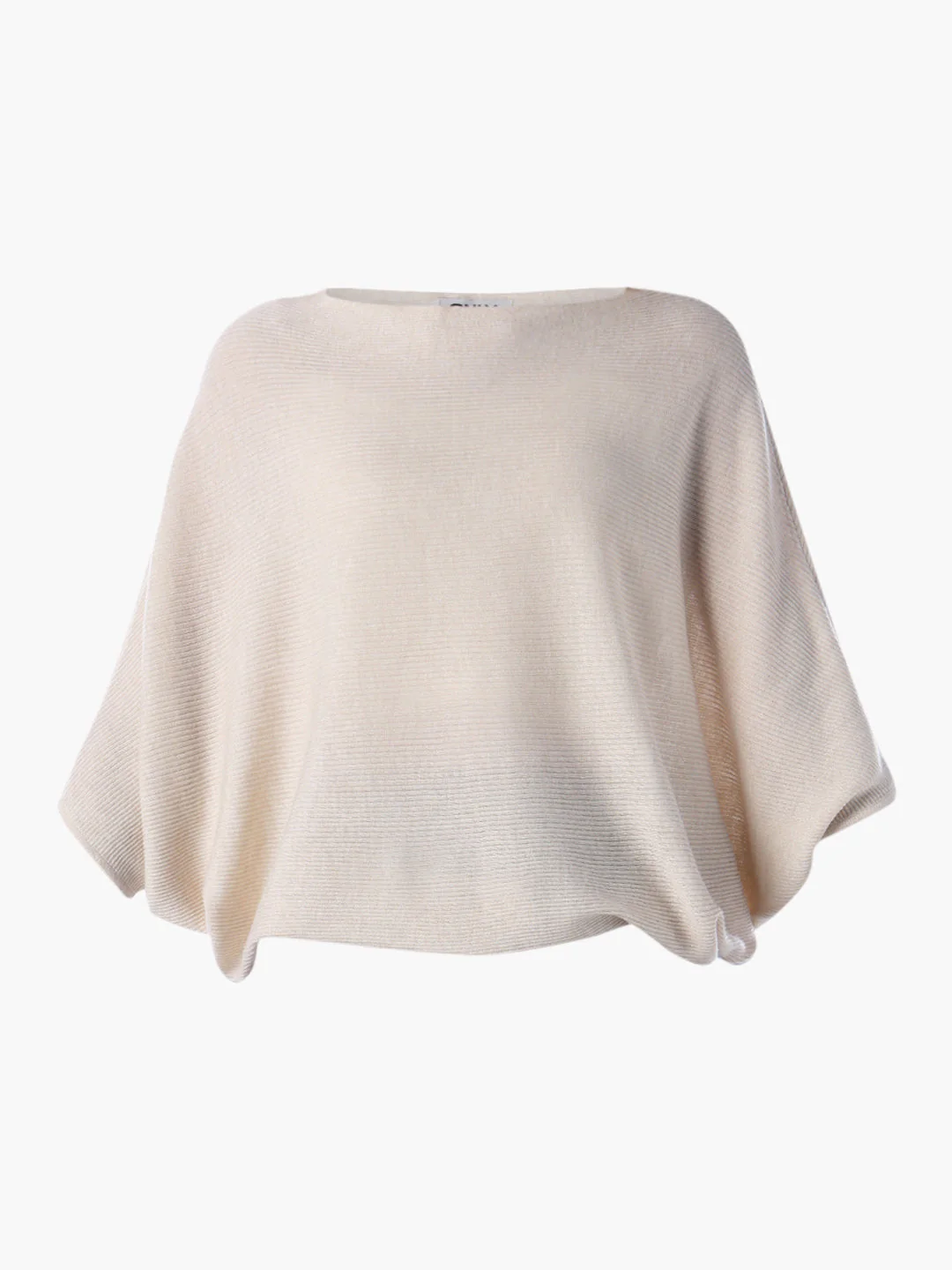 Bat sleeve Oversized Pullover - Beige - Image 7