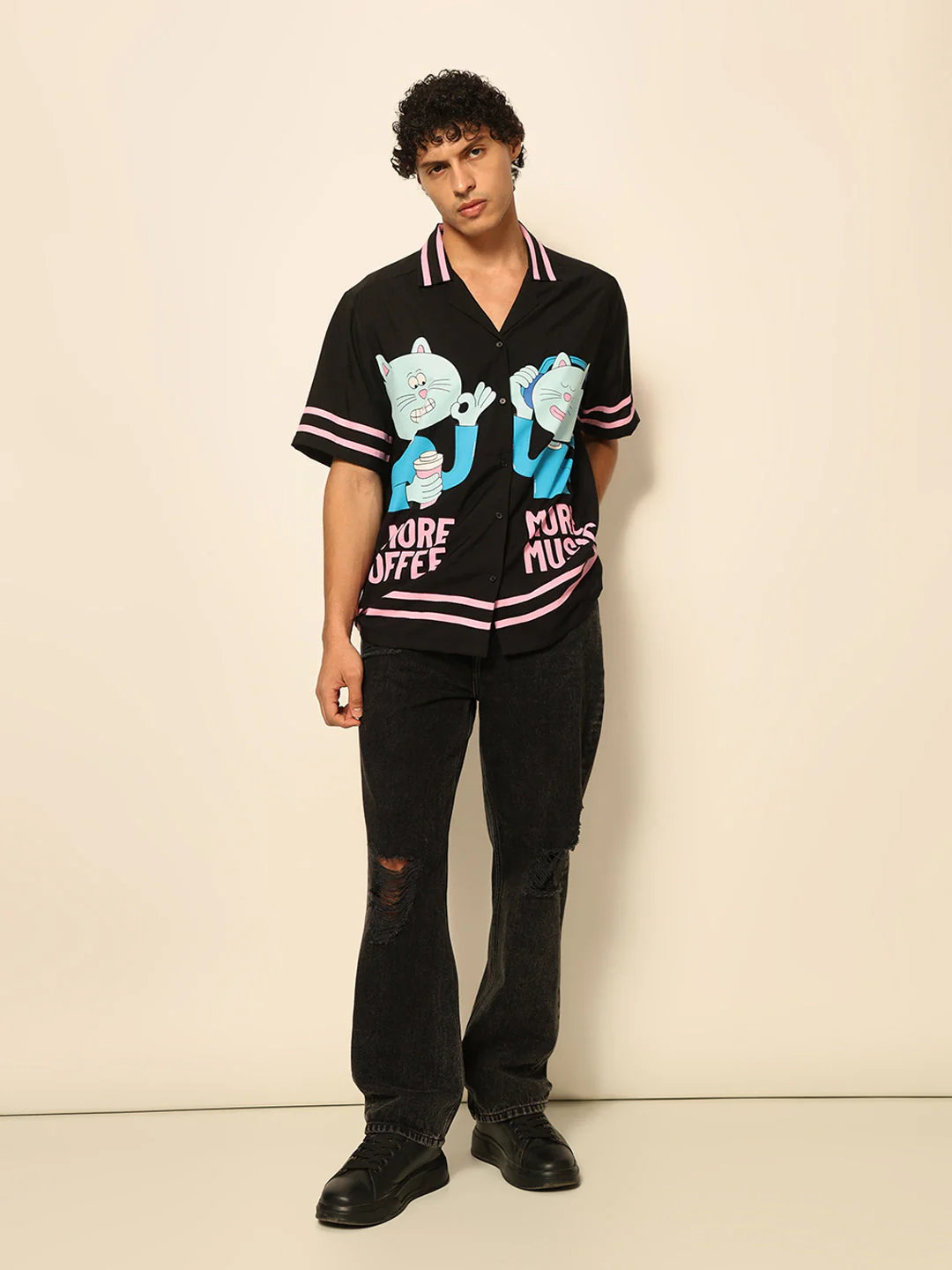 Dirty Pote Black Printed Unisex Shirt - Image 5