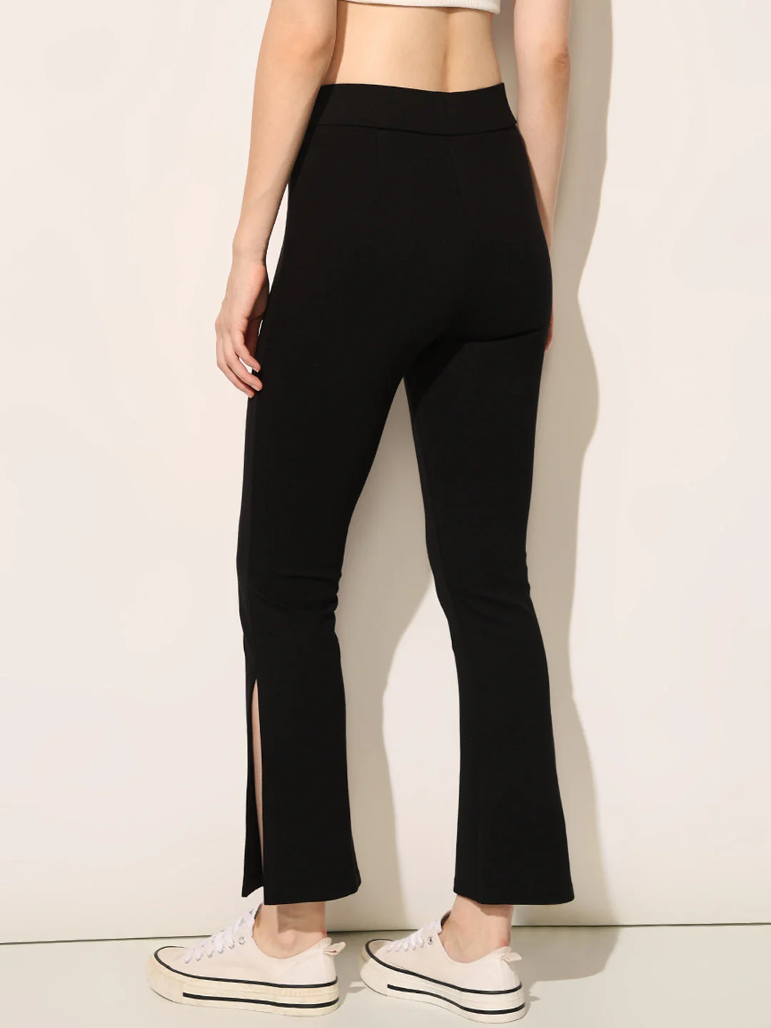 Black High Rise Skinny Leggings - Image 6