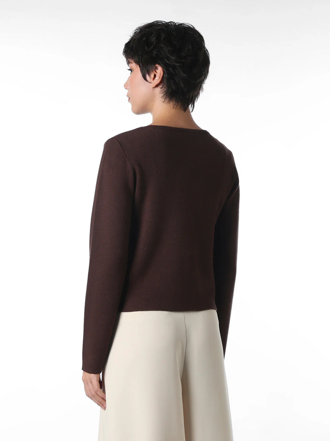 Maroon Buttoned Cardigan - Image 6