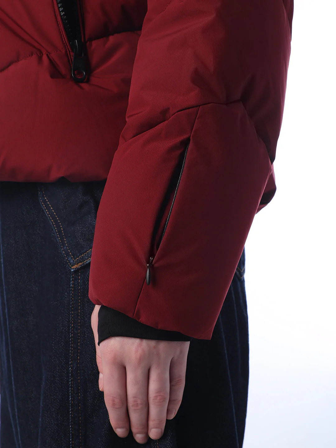 High Neck Hooded Puffer Jacket - Image 5