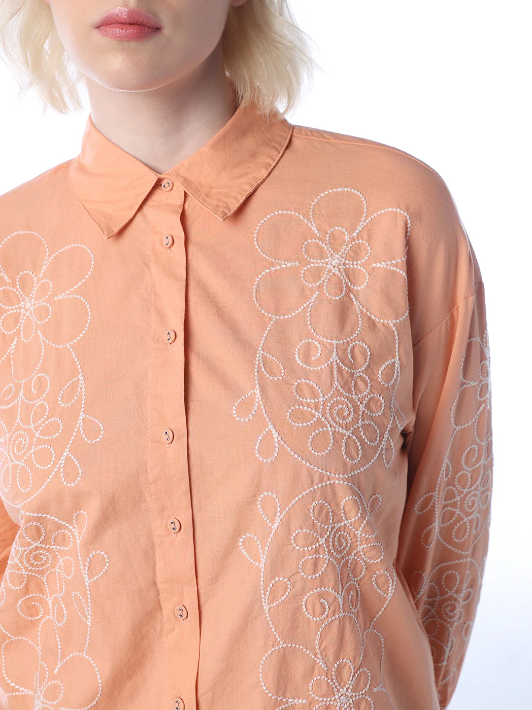 Embroidered Cotton Shirt - Image 4