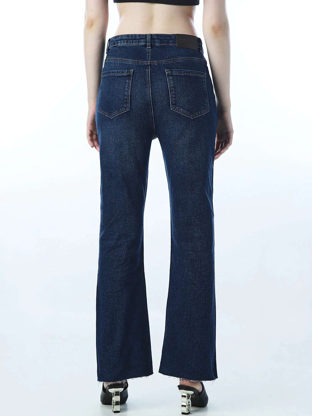 High Rise Flared Jeans - Image 5