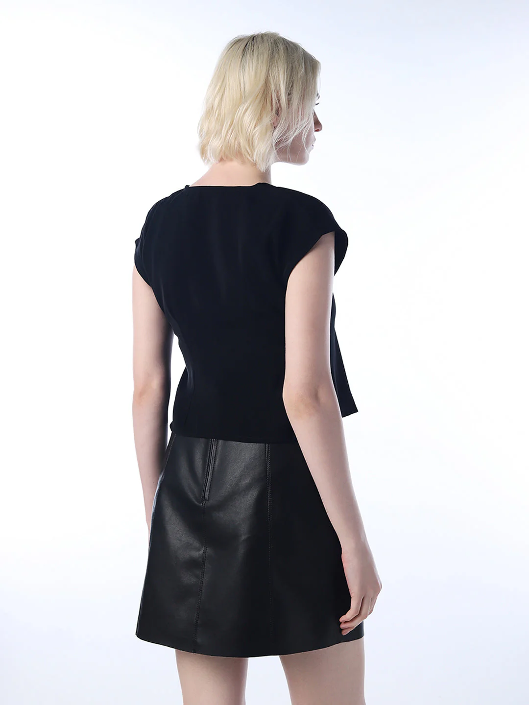 Metal-Button Asymmetric Top - Image 6