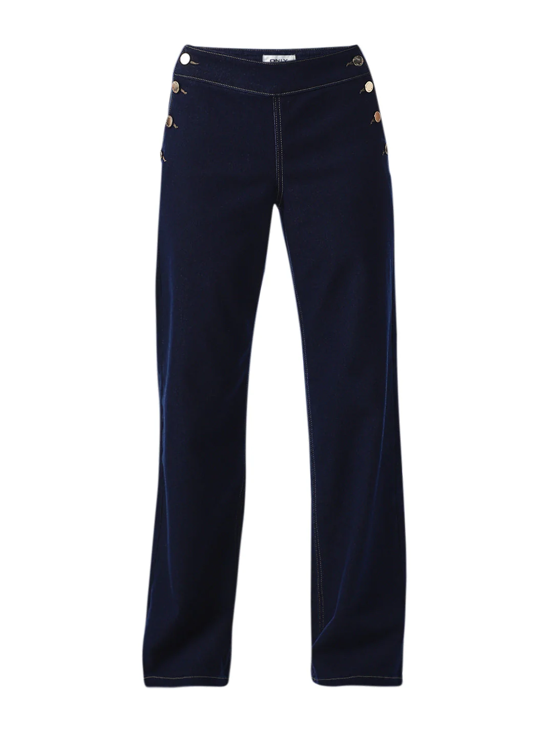 High Waist Wide Leg Sailor Jeans - Image 6
