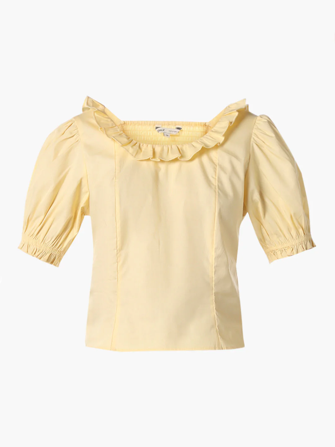 Yellow Frill-Trim Top - Image 7