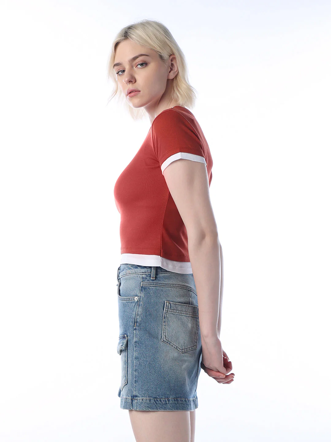 Fitted Crop T-shirt - Image 5