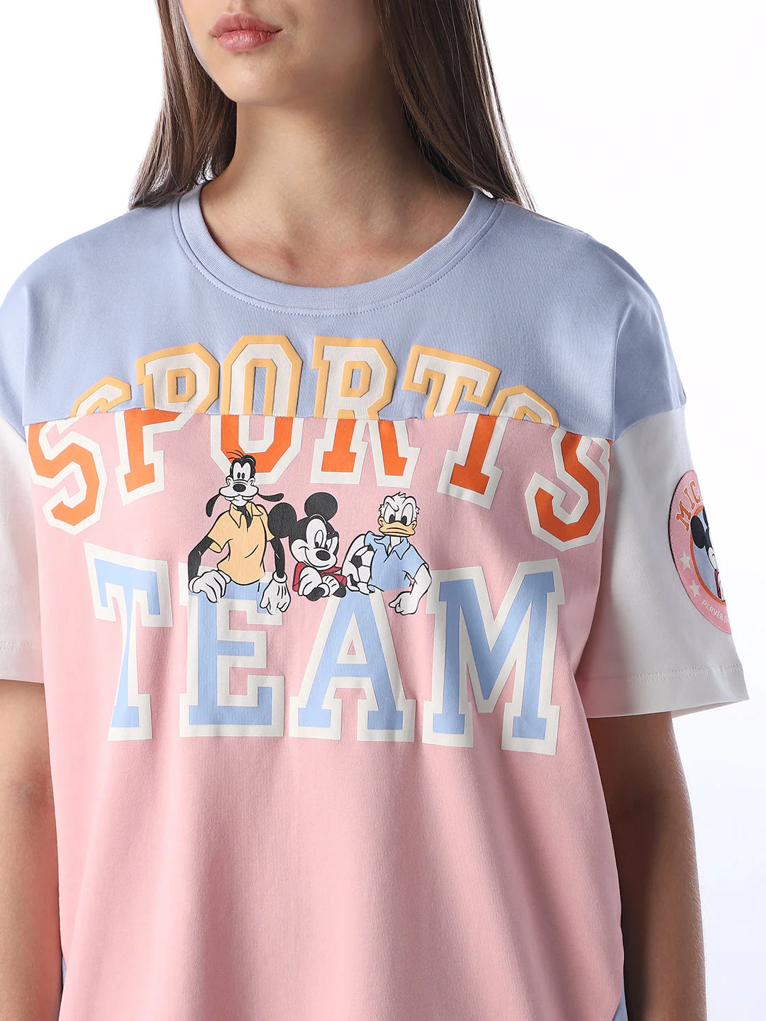 Mickey Mouse Colourblocked T-shirt - Image 4