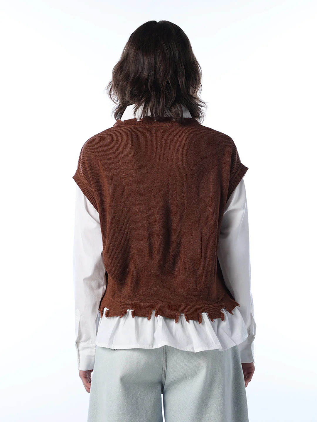 Varsity Patch Layered Shirt - Image 7