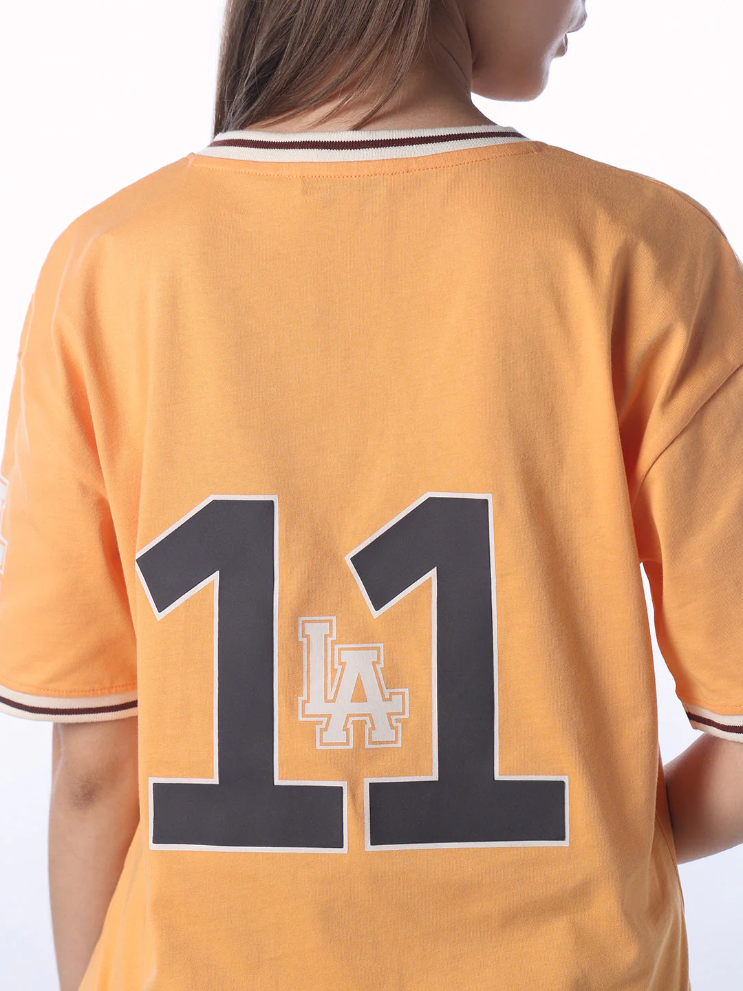 Varsity Printed Oversized T-shirt - Image 8